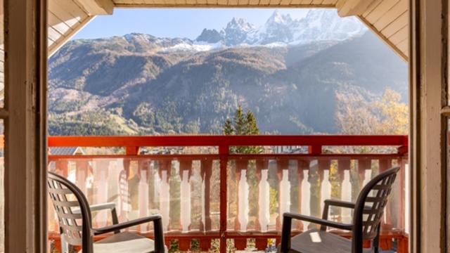 Chambre du chalet hôtel La Sapinière à Chamonix