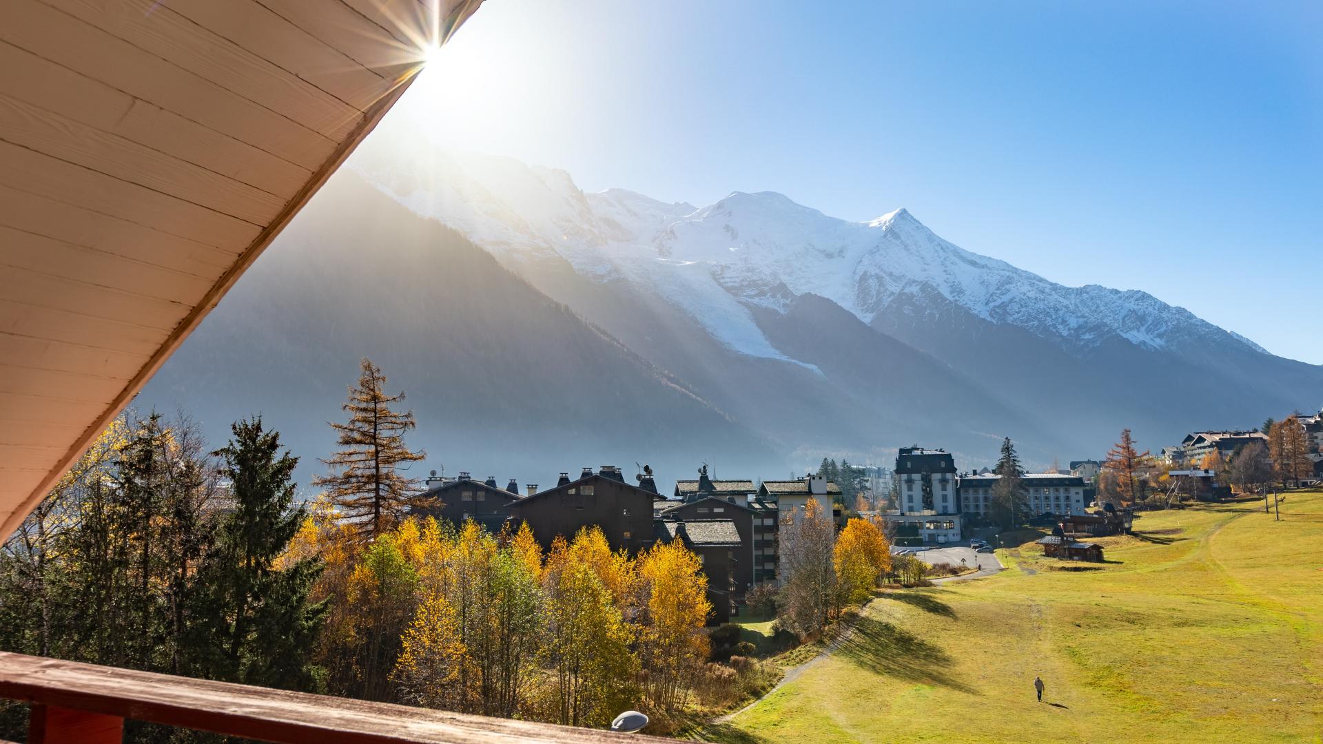 chalet hôtel La Sapinière Chamonix en été